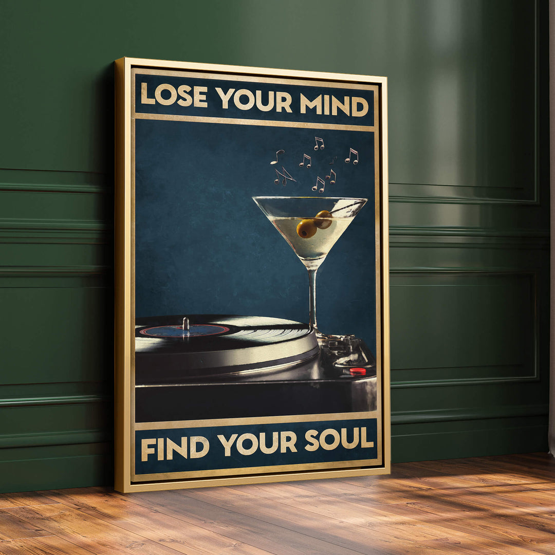 Blue Soul Print Wall Art Moncasso