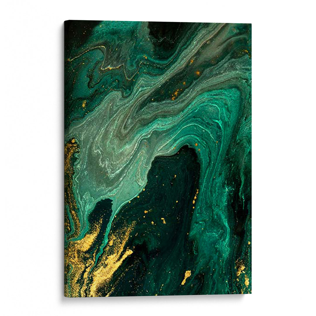 Emerald Marble No1 Print Wall Art Moncasso