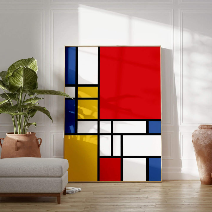 Cubism No1 Print Wall Art Moncasso