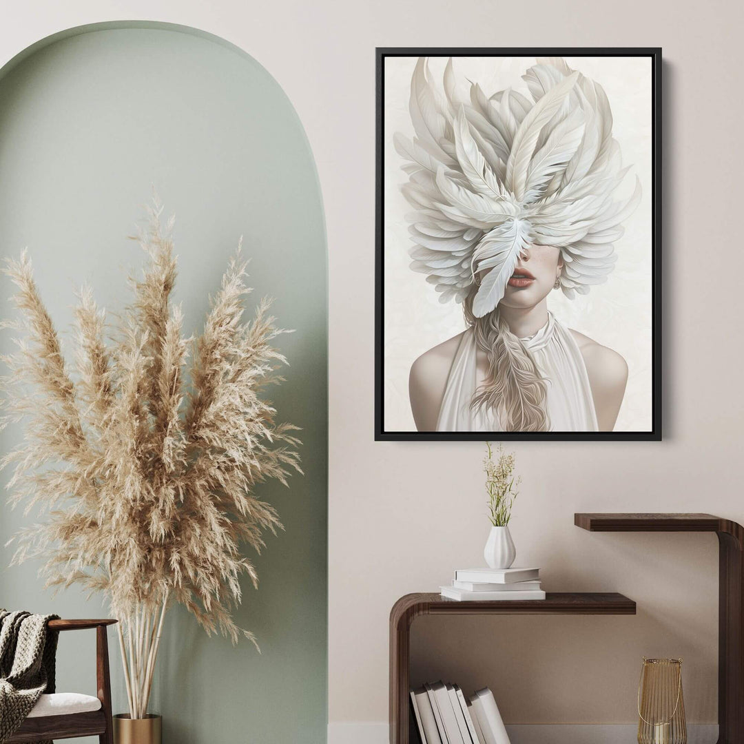 Plume Print Wall Art Moncasso