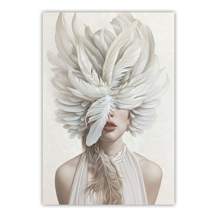 Plume Print Wall Art Moncasso