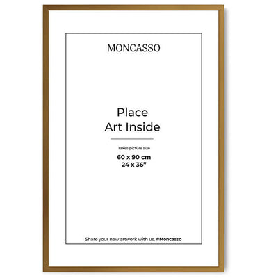 Fine Art Frame Gold 60 x 90 cm Frame Moncasso