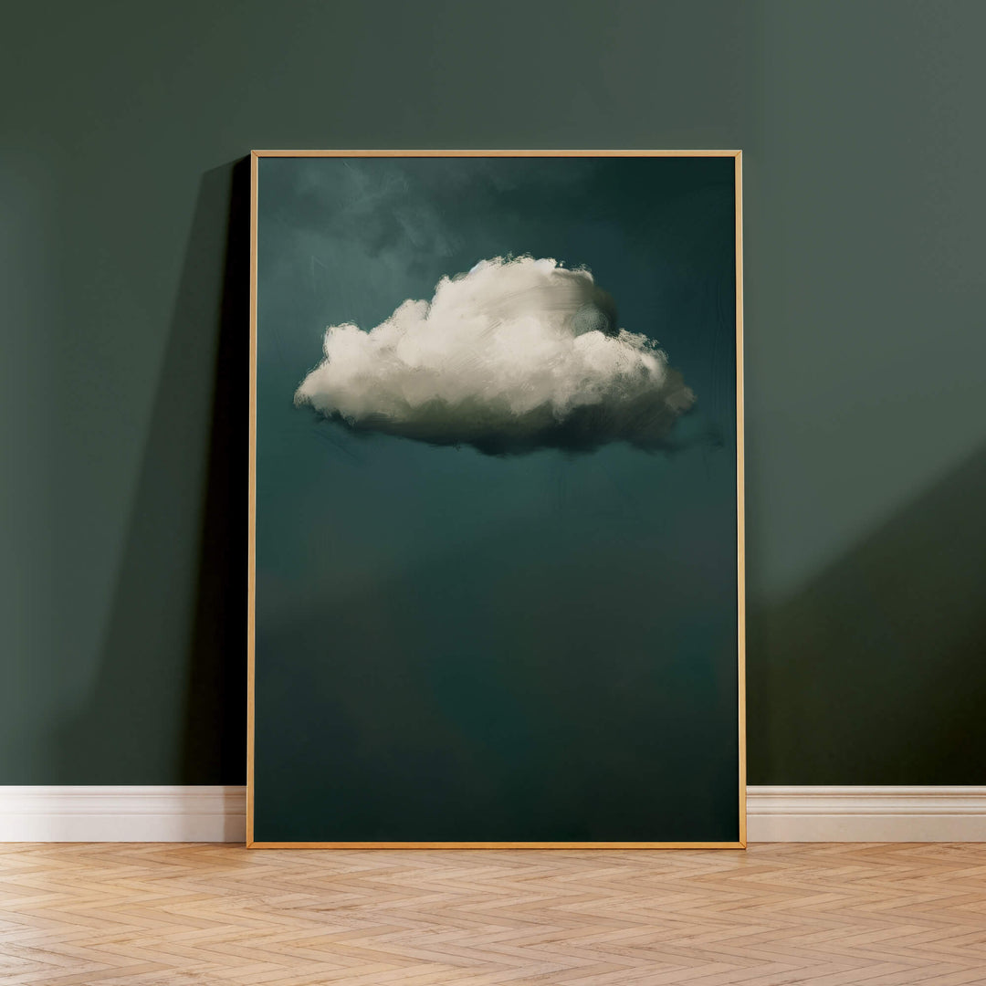 Vintage Cloud No2 Print Wall Art Moncasso