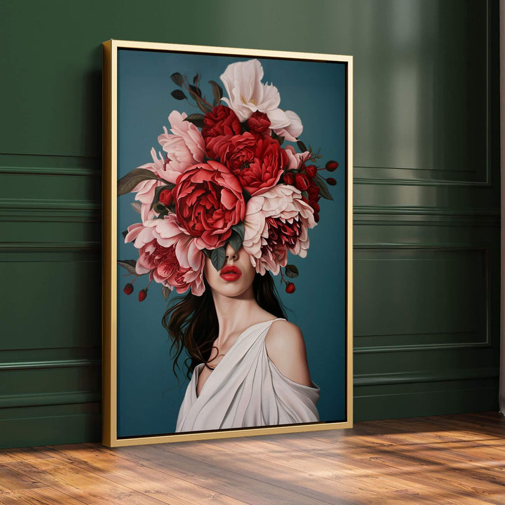 Rose Veil Print Wall Art Moncasso