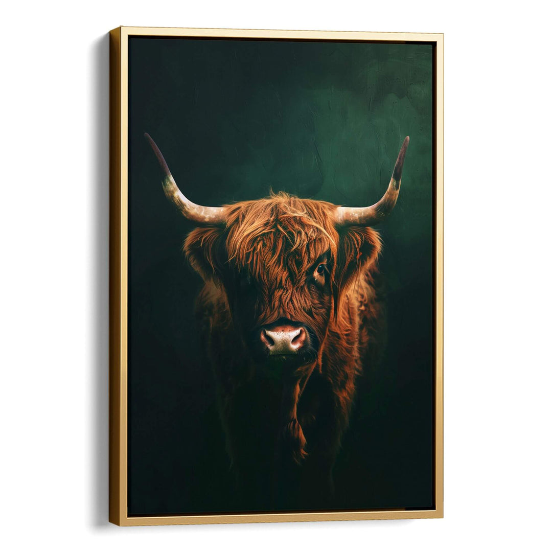 Highland Cow Print Wall Art Moncasso