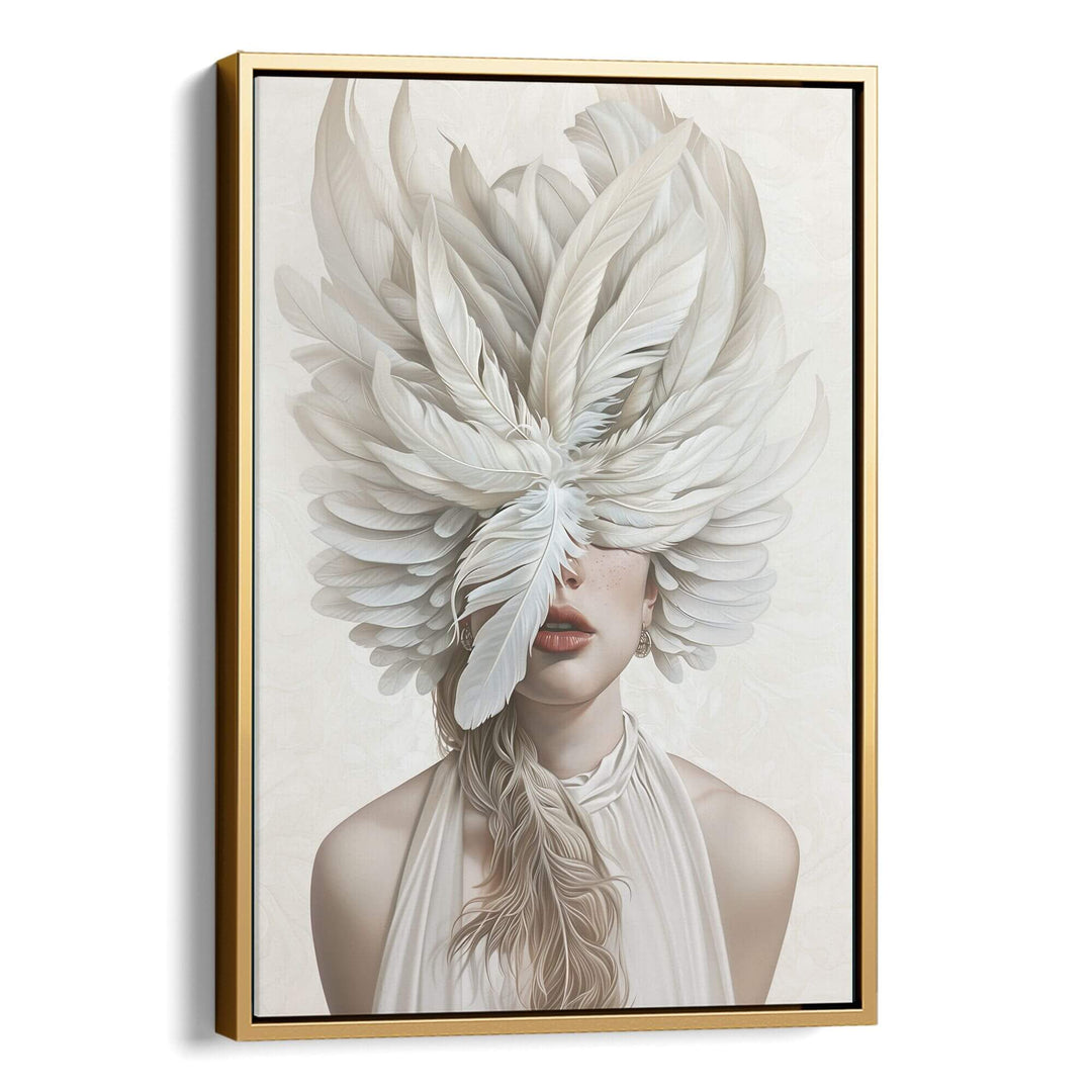 Plume Print Wall Art Moncasso