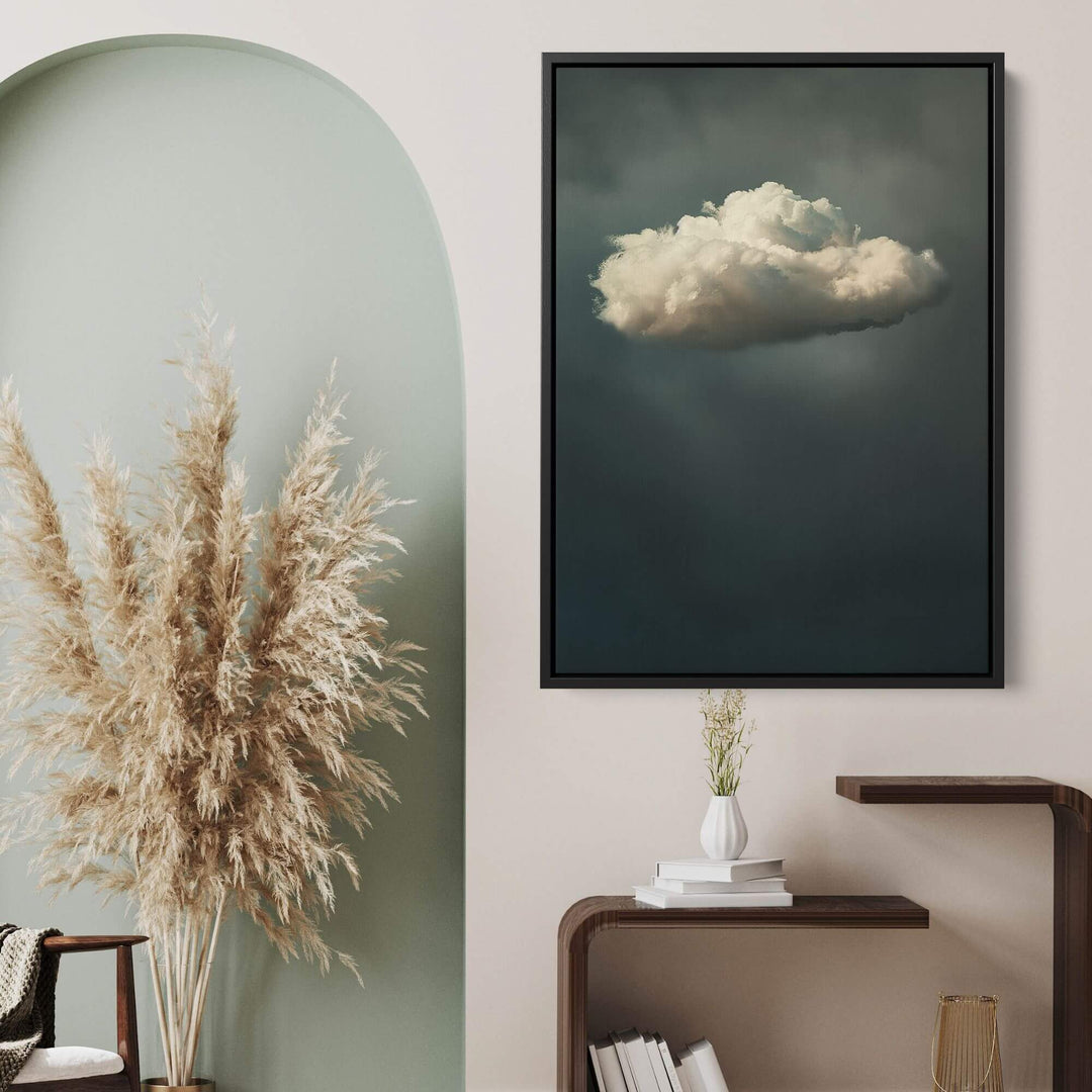 Vintage Cloud Print Wall Art Moncasso