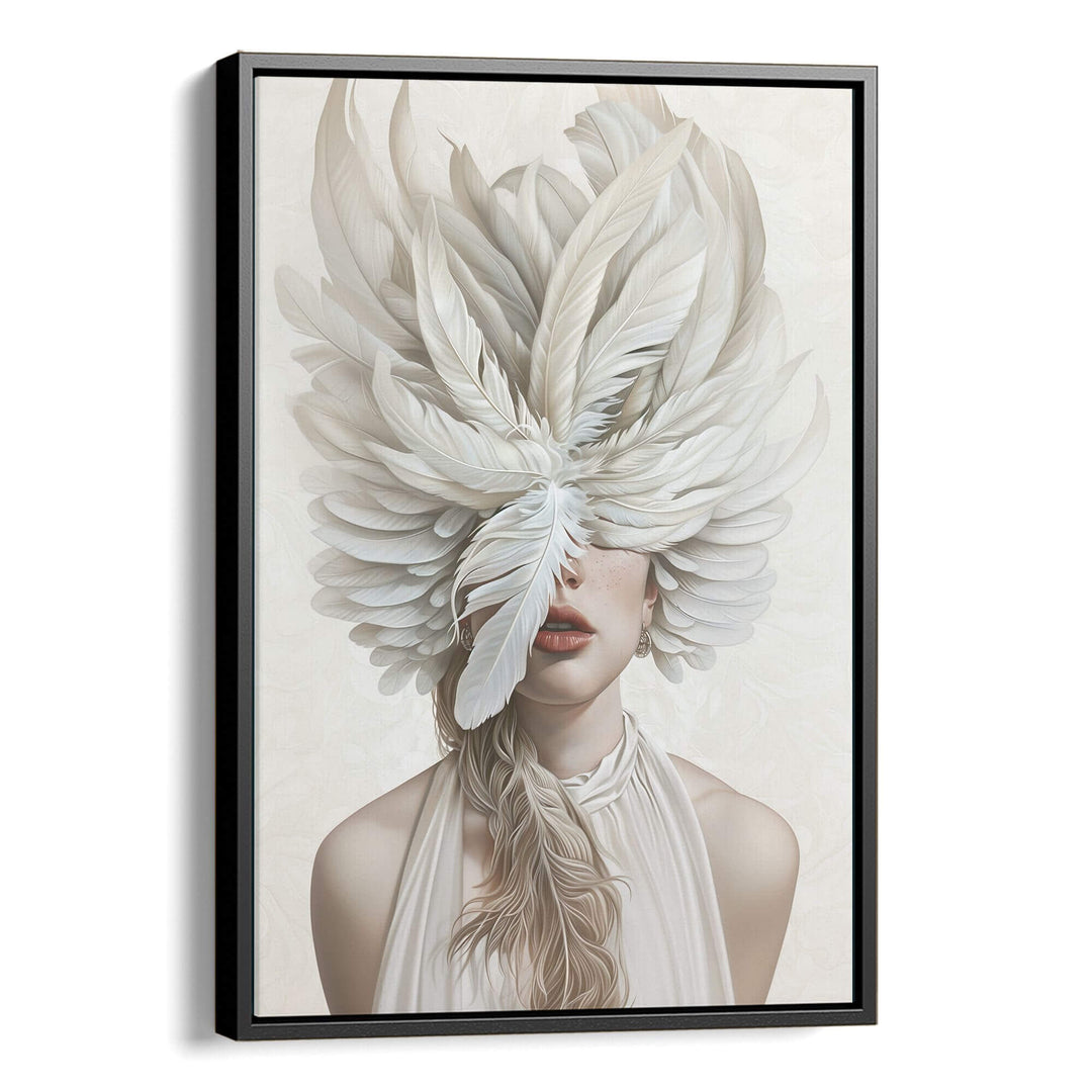 Plume Print Wall Art Moncasso