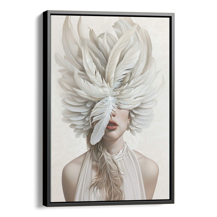 Plume Print Wall Art Moncasso