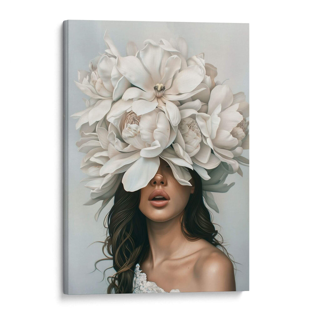 Peony Veil Print Wall Art Moncasso