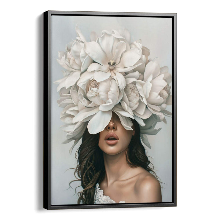 Peony Veil Print Wall Art Moncasso
