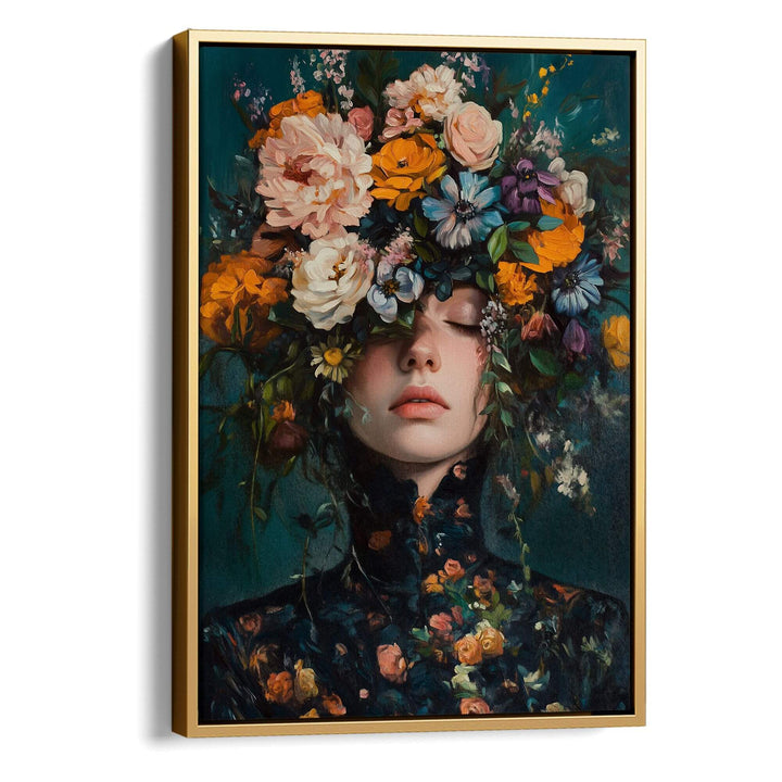 Victorian Flowers Print Wall Art Moncasso
