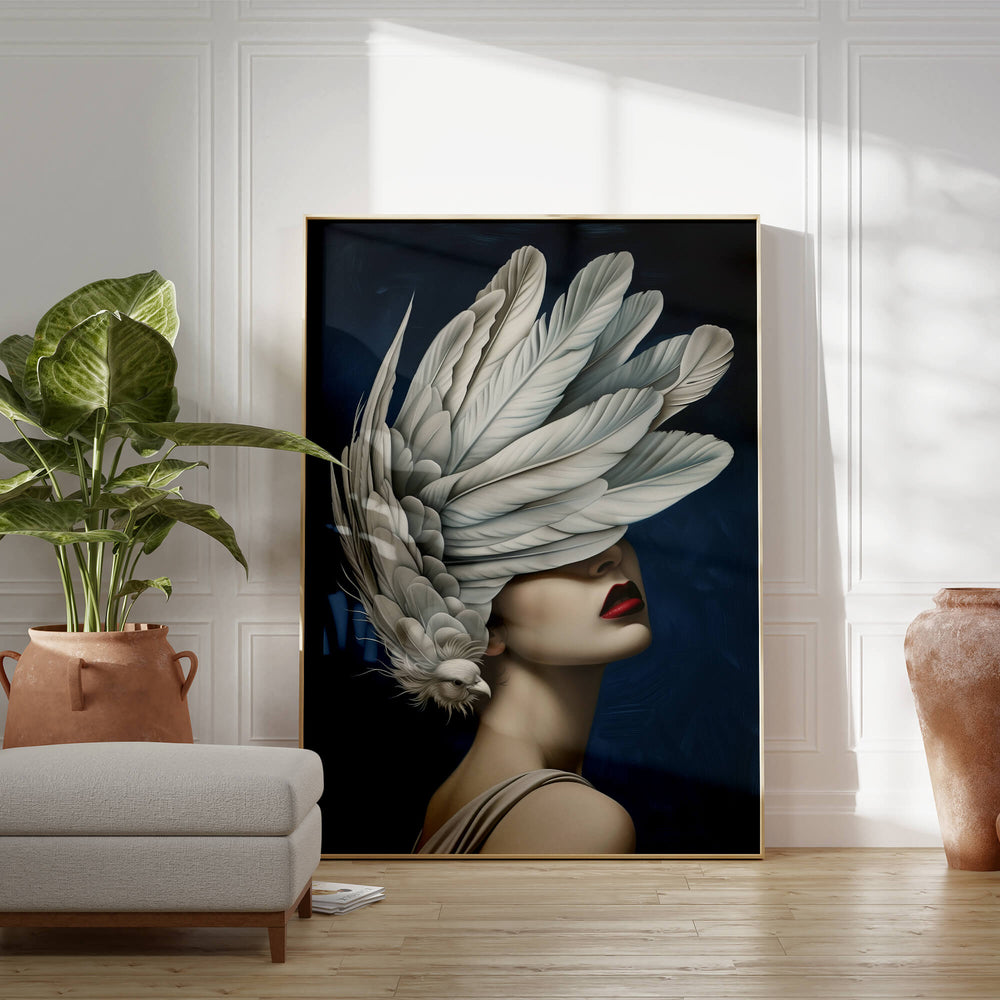 Black Swan Beauty Print Wall Art Moncasso