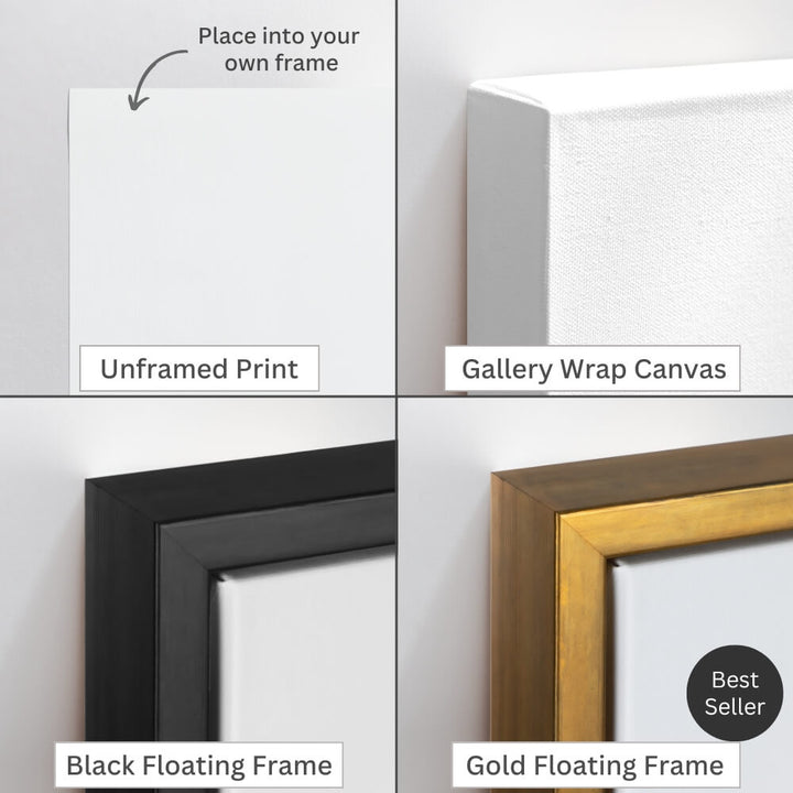 Billowing Clouds No3 Square Print Wall Art Moncasso