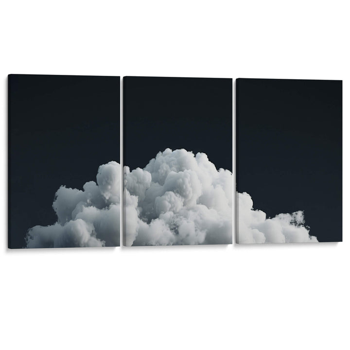 Dark Cloud Set of 3 Prints Wall Art Moncasso