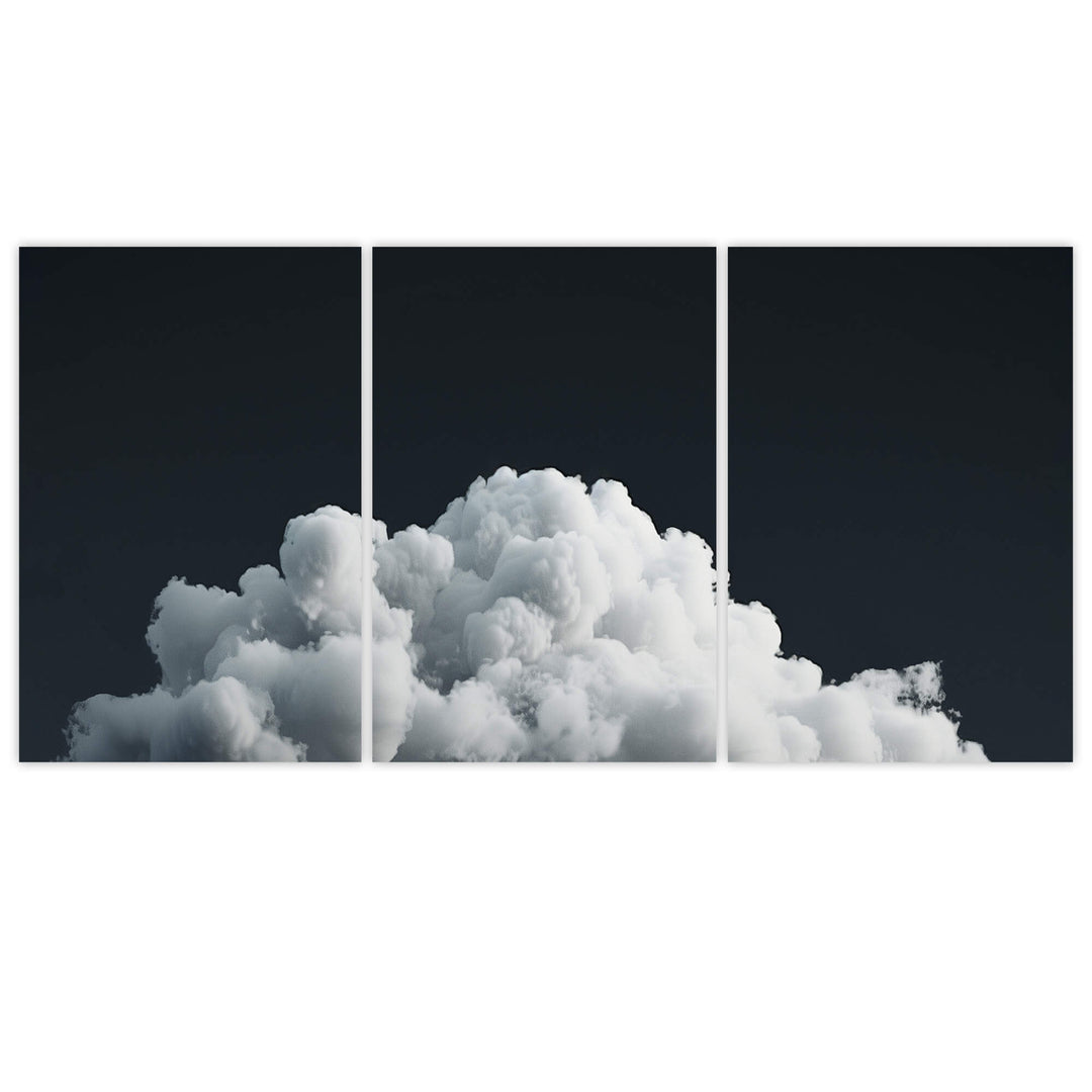 Dark Cloud Set of 3 Prints Wall Art Moncasso