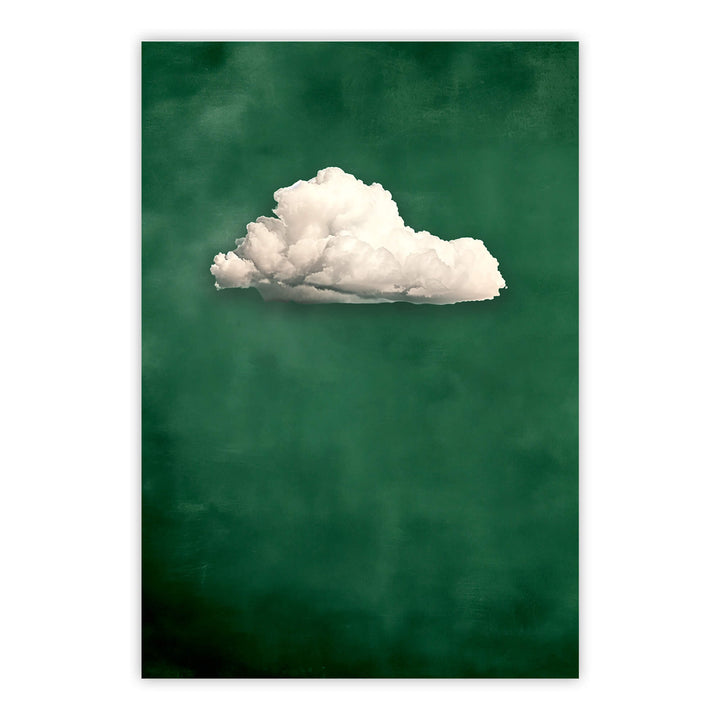 Emerald Cloud Print Wall Art Moncasso