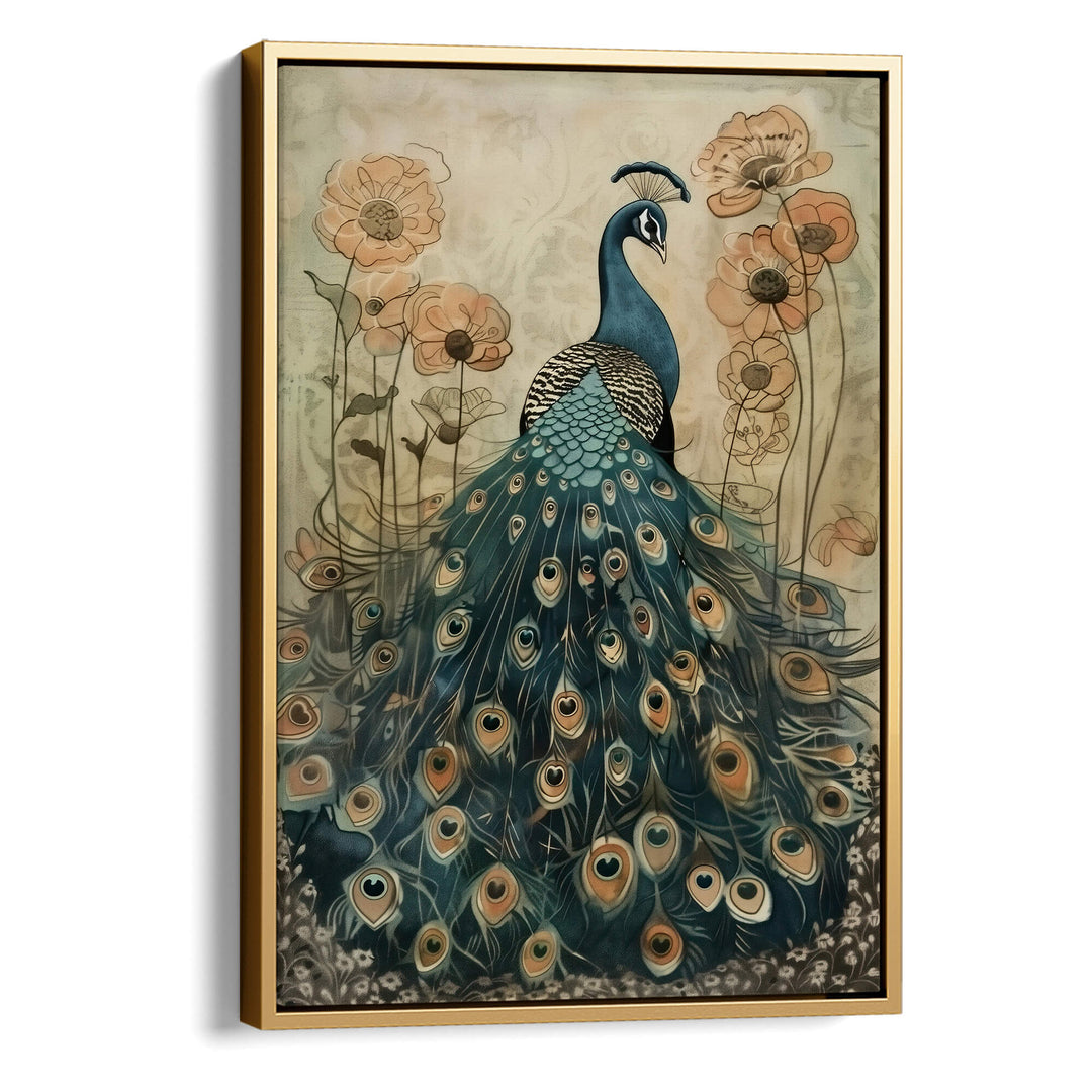 Enchanted Peacock No2 Print Wall Art Moncasso