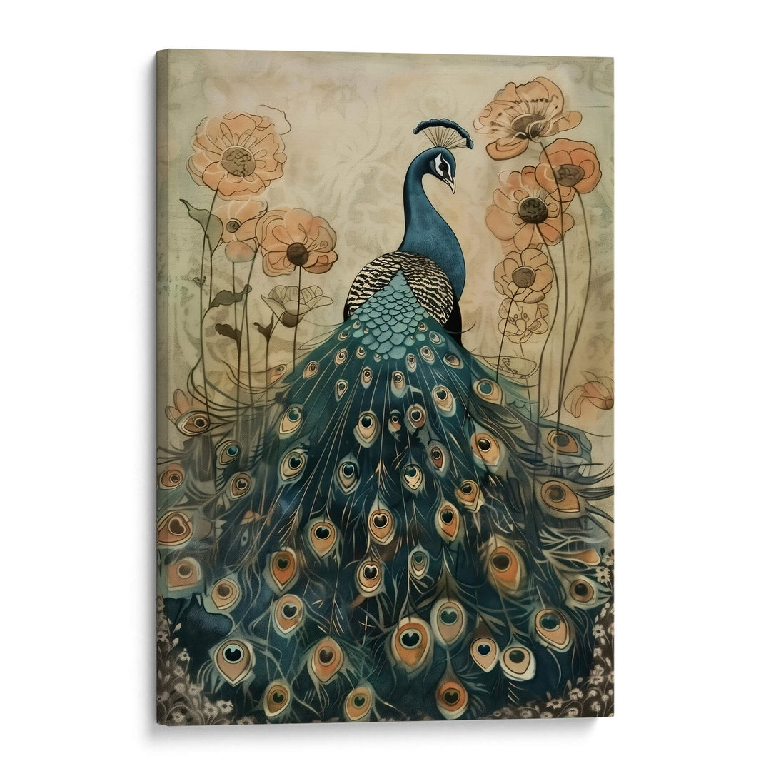 Enchanted Peacock No2 Print Wall Art Moncasso