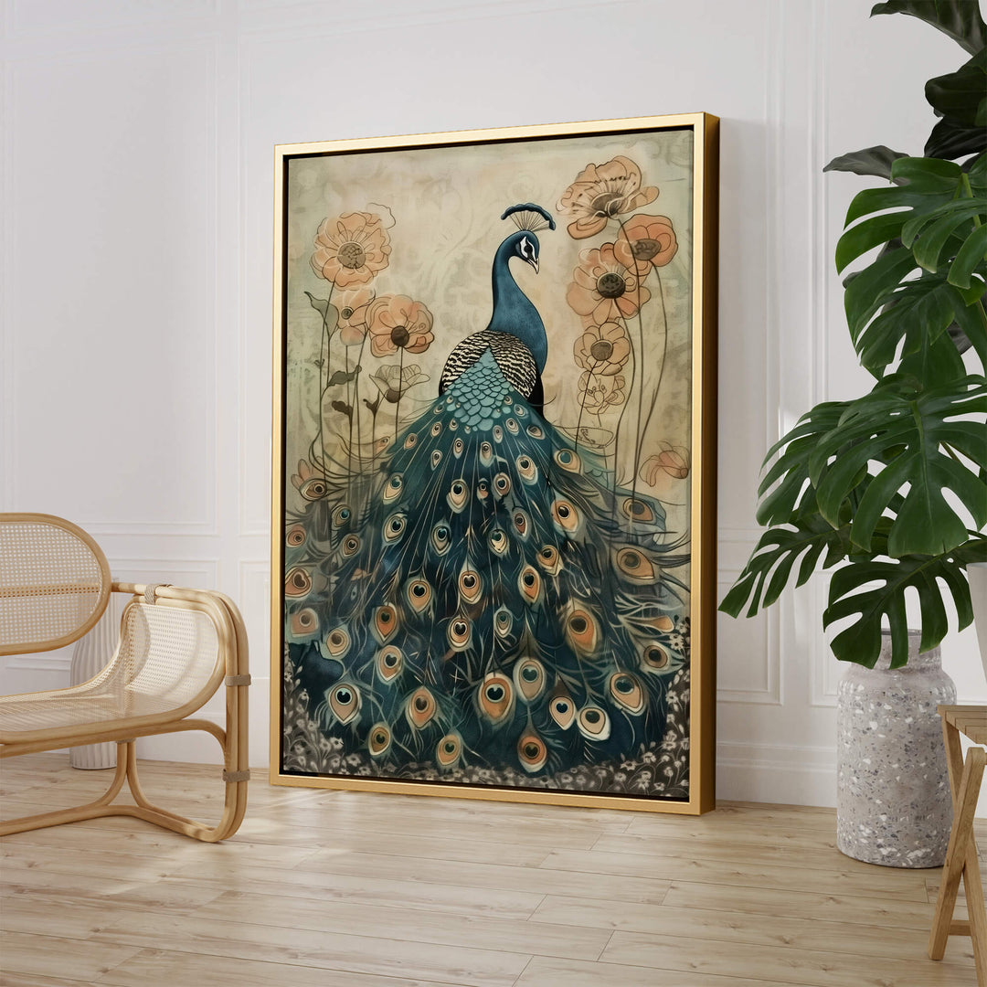 Enchanted Peacock No2 Print Wall Art Moncasso
