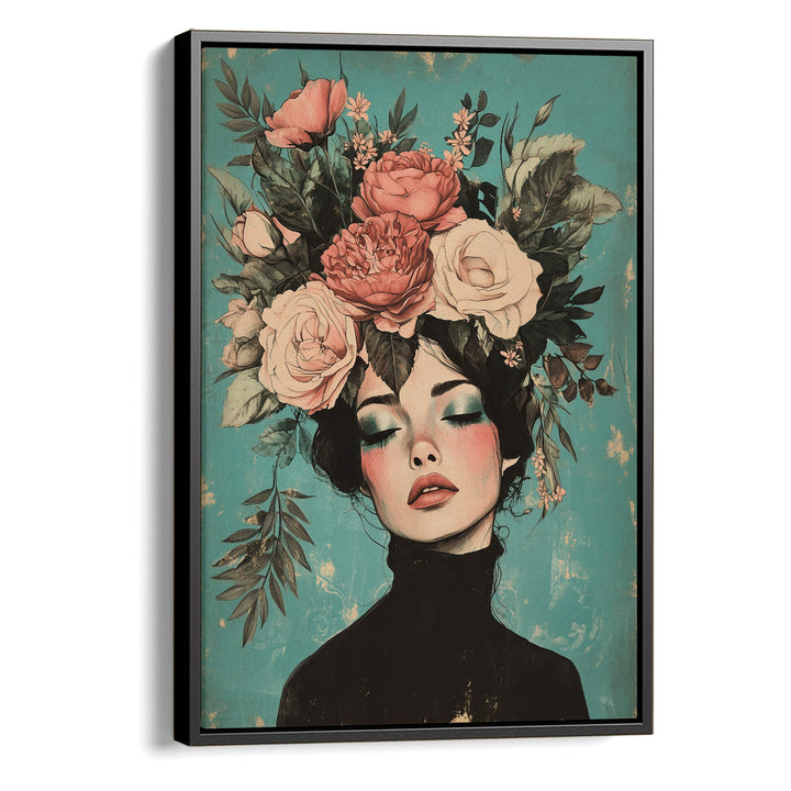 Floral Muse No1 Print Wall Art Moncasso