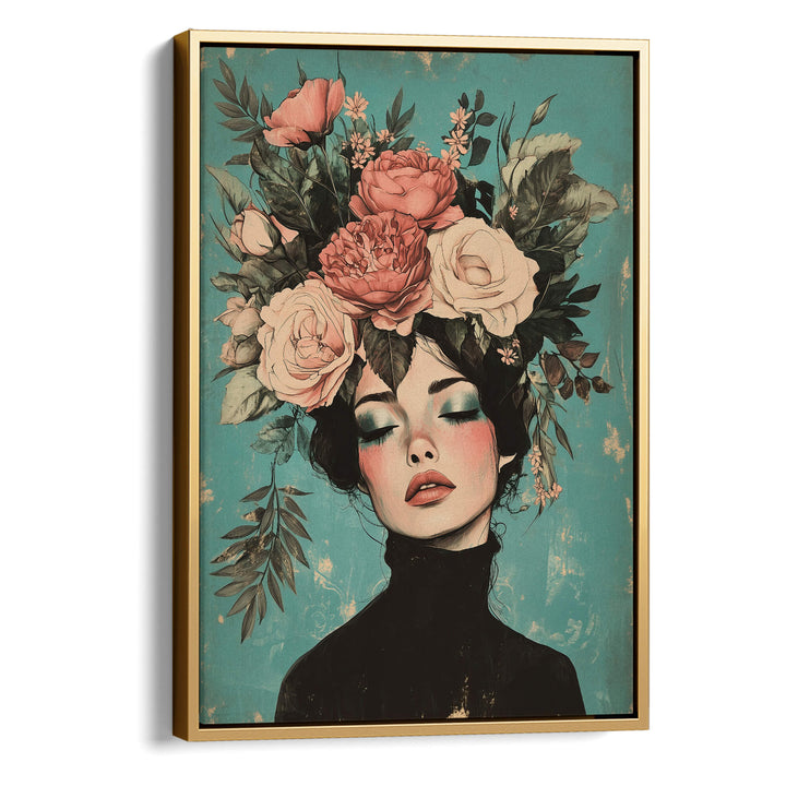 Floral Muse No1 Print Wall Art Moncasso