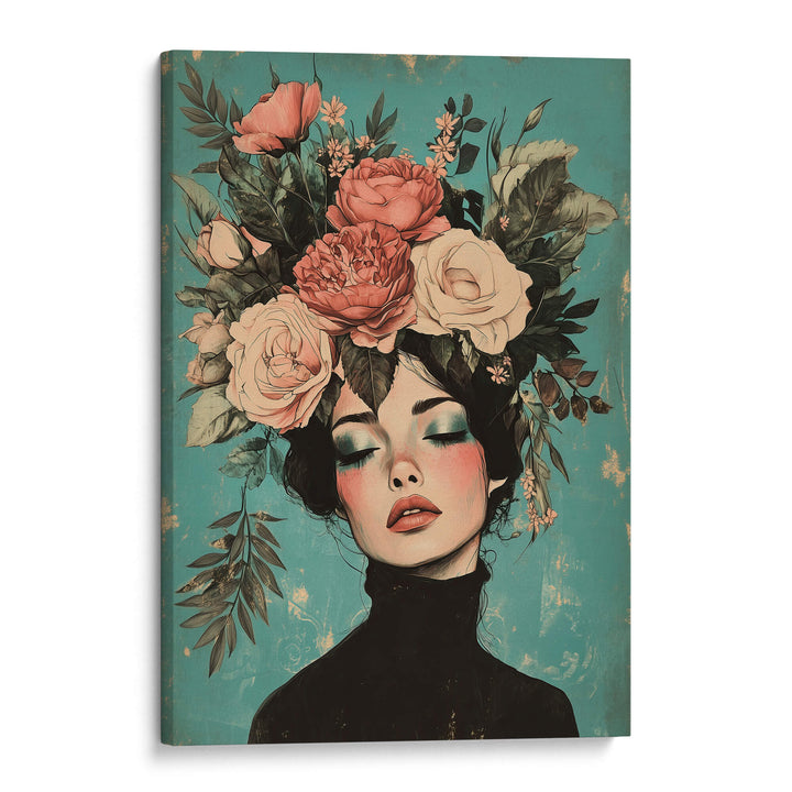 Floral Muse No1 Print Wall Art Moncasso