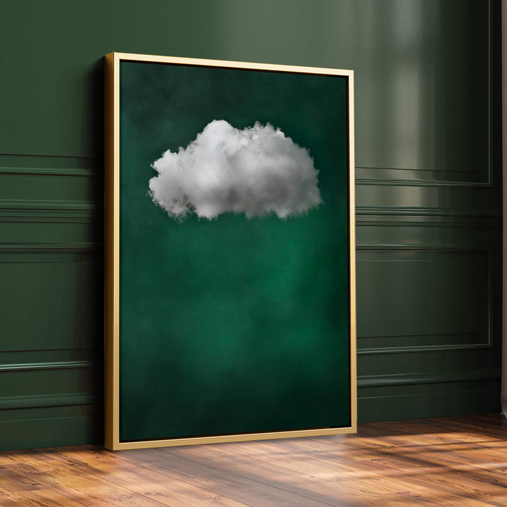 Jade Cloud Print Wall Art Moncasso
