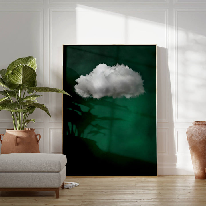 Jade Cloud Print Wall Art Moncasso