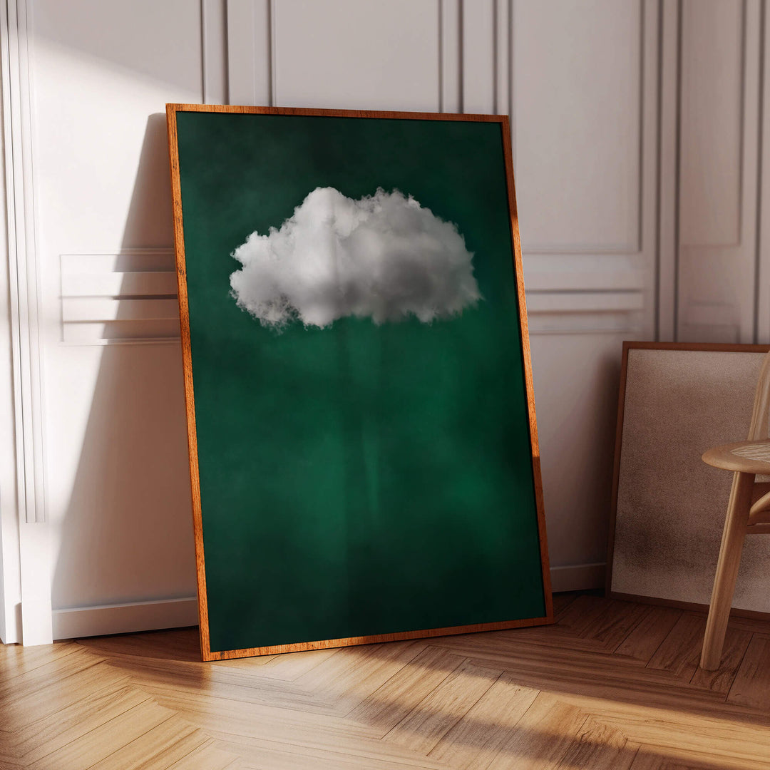 Jade Cloud Print Wall Art Moncasso