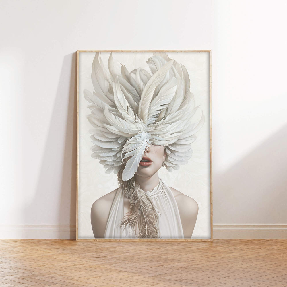 Plume Print Wall Art Moncasso
