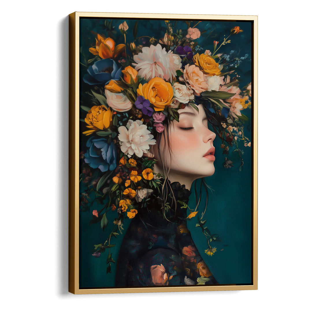 Victorian Flowers No2 Print Wall Art Moncasso