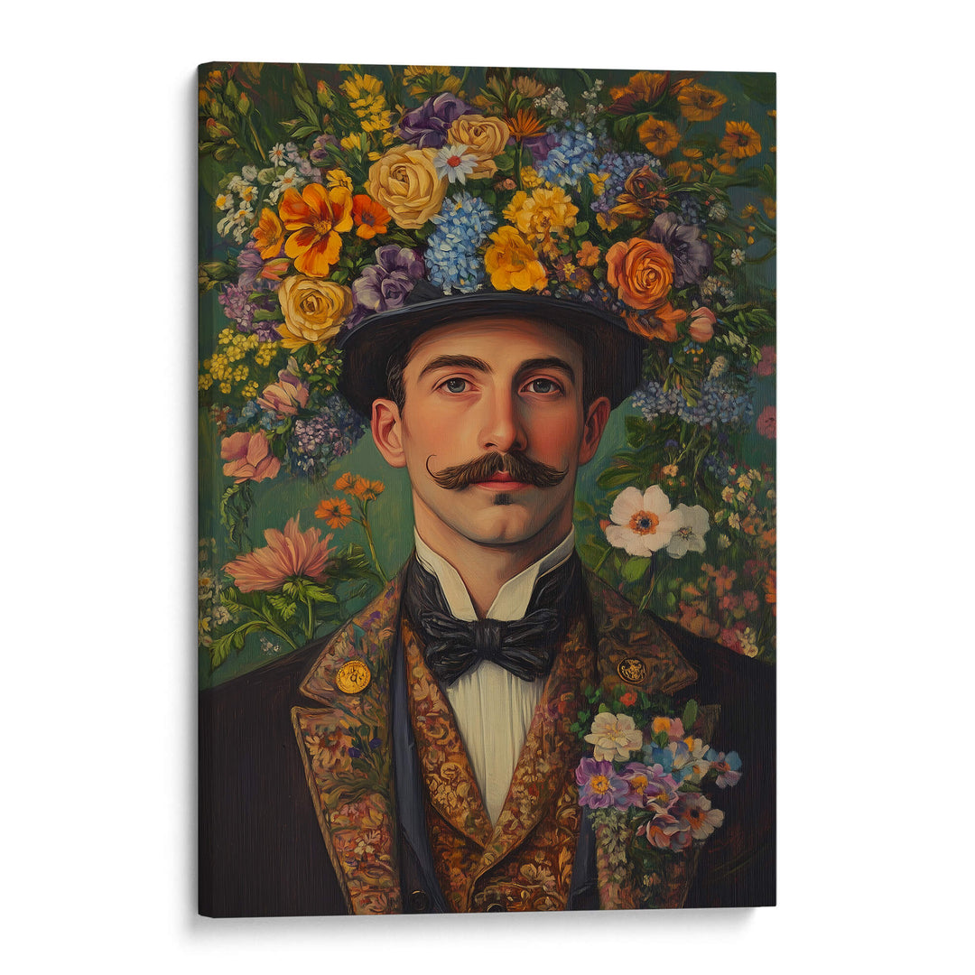 Victorian Gentleman No3 Print Wall Art Moncasso