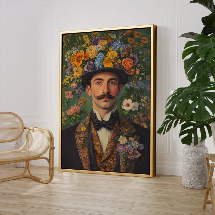 Victorian Gentleman No3 Print Wall Art Moncasso
