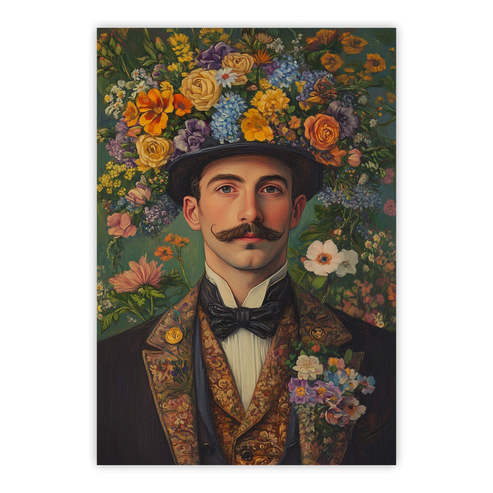 Victorian Gentleman No3 Print Wall Art Moncasso