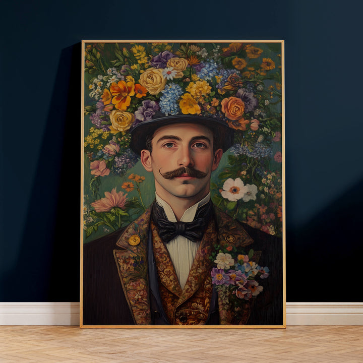 Victorian Gentleman No3 Print Wall Art Moncasso