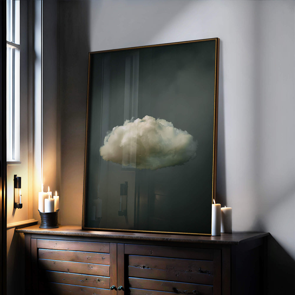 Vintage Cloud No3 Print Wall Art Moncasso