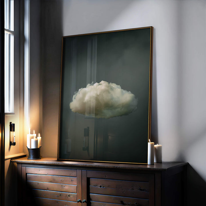 Vintage Cloud No3 Print Wall Art Moncasso