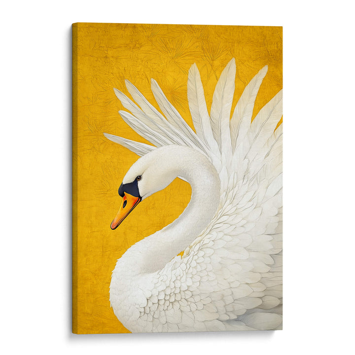 White Swan No1 Print Wall Art Moncasso