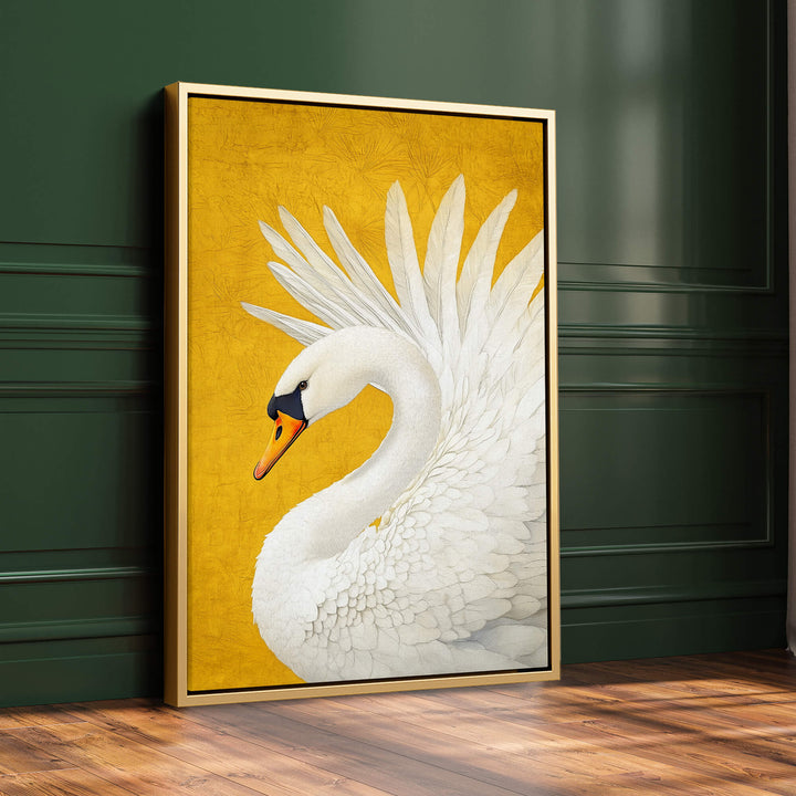 White Swan No1 Print Wall Art Moncasso