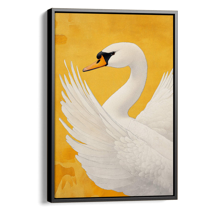 White Swan No3 Print Wall Art Moncasso