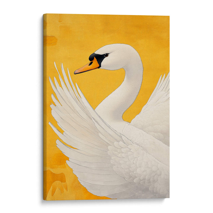 White Swan No3 Print Wall Art Moncasso