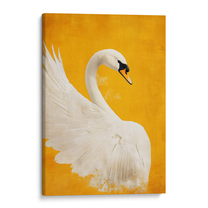 White Swan No4 Print Wall Art Moncasso