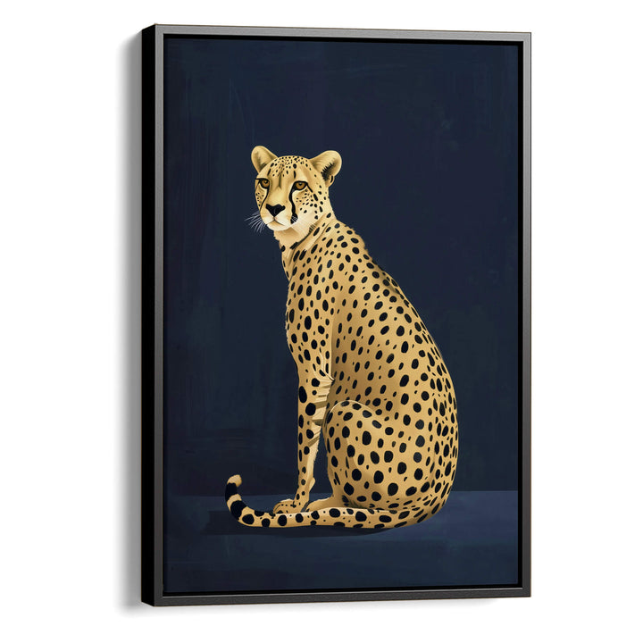 Yellow Cheetah No2 Print Wall Art Moncasso