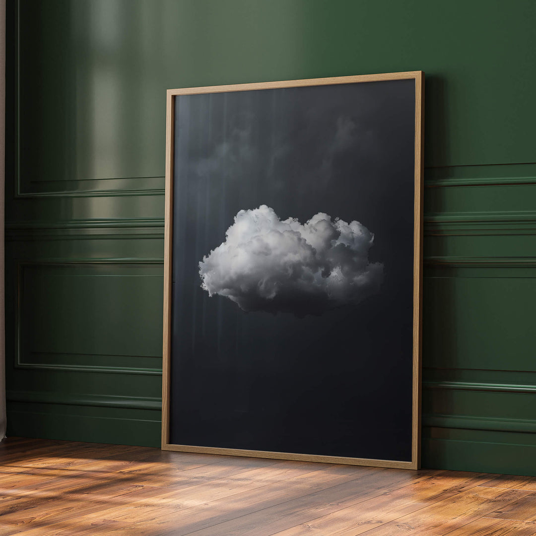 Grey Cloud No2 Print Wall Art Moncasso