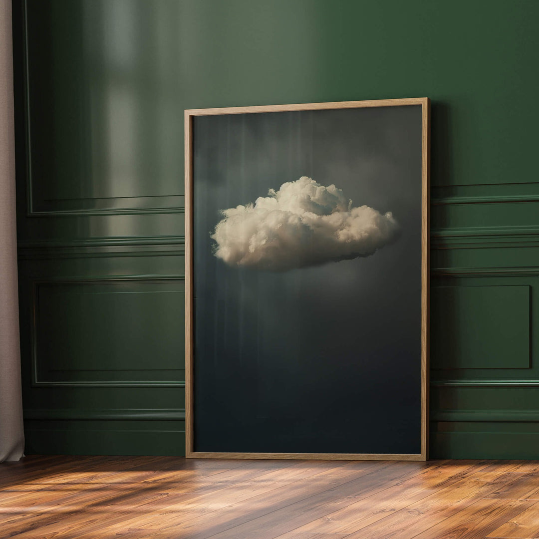 Vintage Cloud Print Wall Art Moncasso