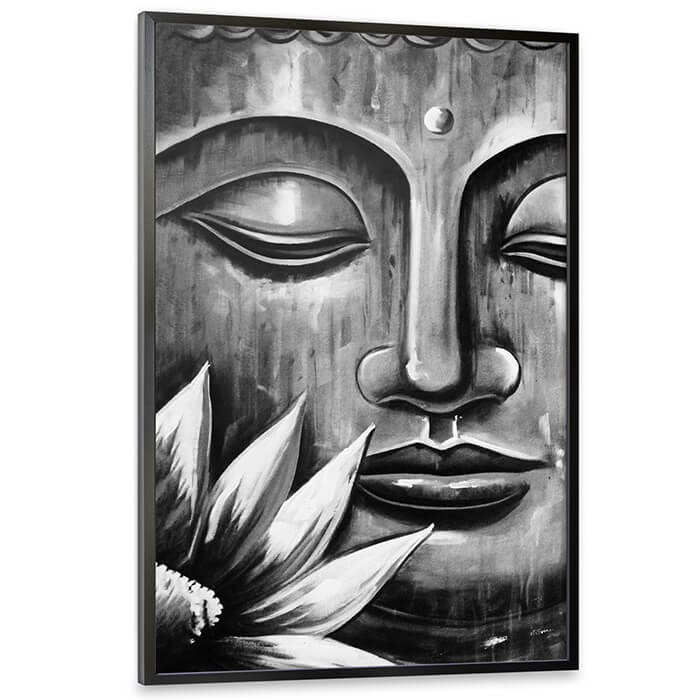 Black frame Buddha prints#framing-option_black-frame