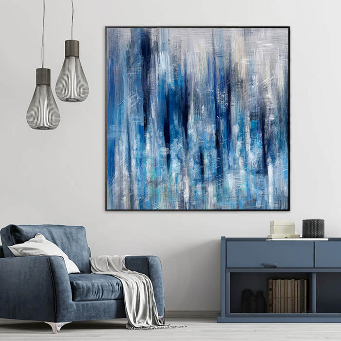 Bluescape Print Wall Art Moncasso