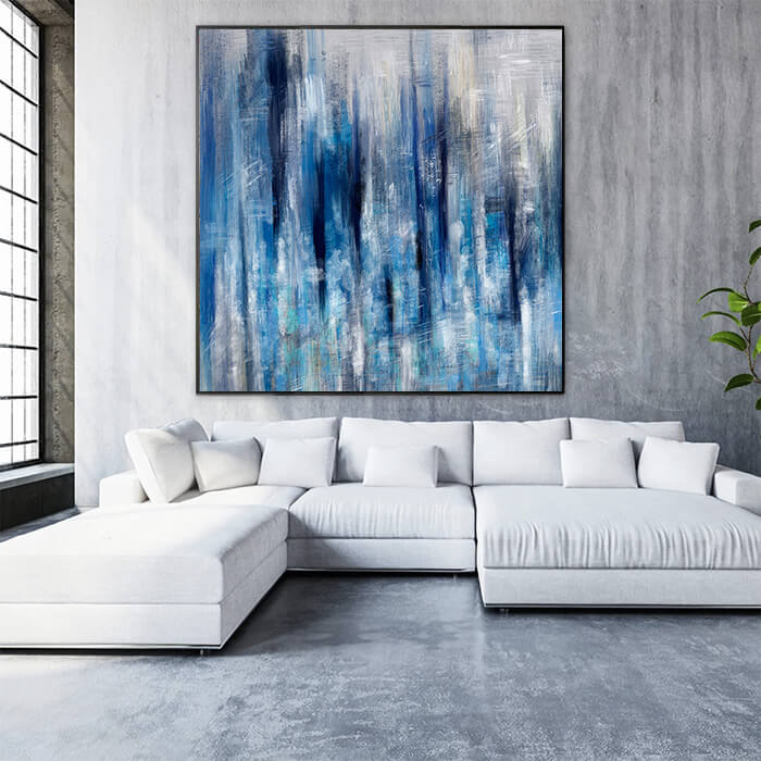 Bluescape Print Wall Art Moncasso