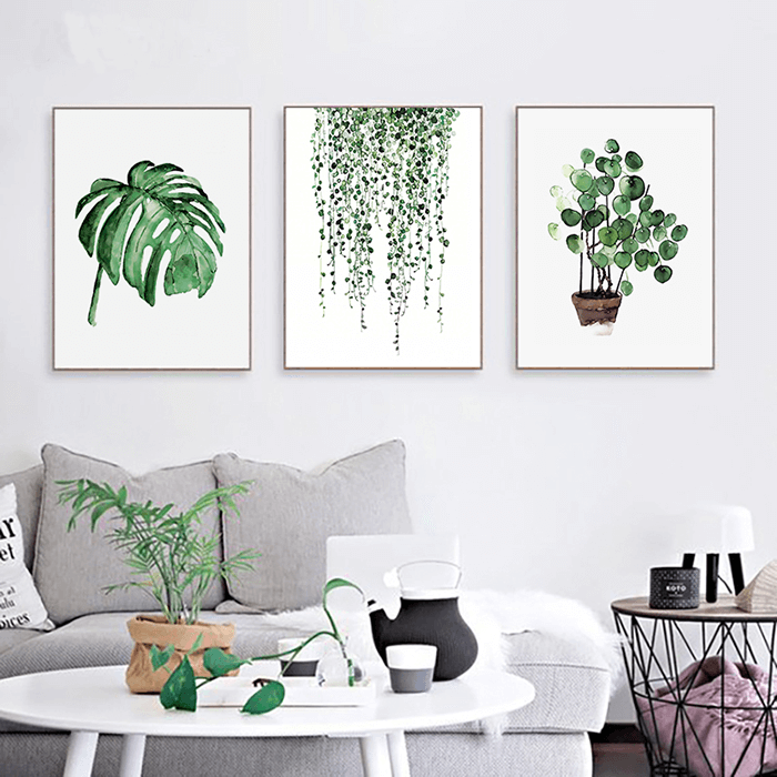 Green Plants No5 Print Wall Art Moncasso